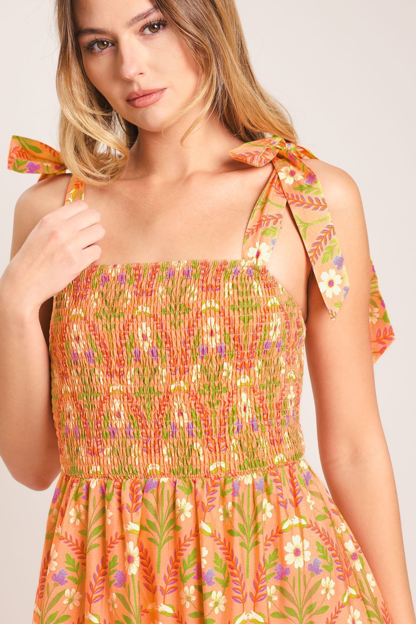 SUNKISS FLORAL MAXI DRESS
