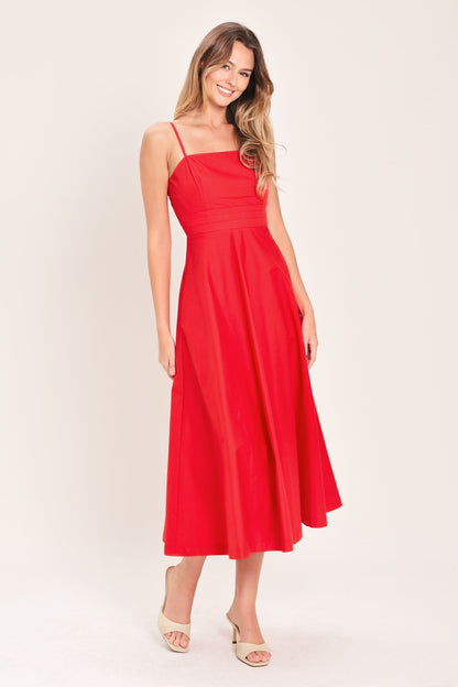 MODERN ROMANCE RED MIDI DRESS FINAL