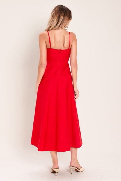 MODERN ROMANCE RED MIDI DRESS FINAL