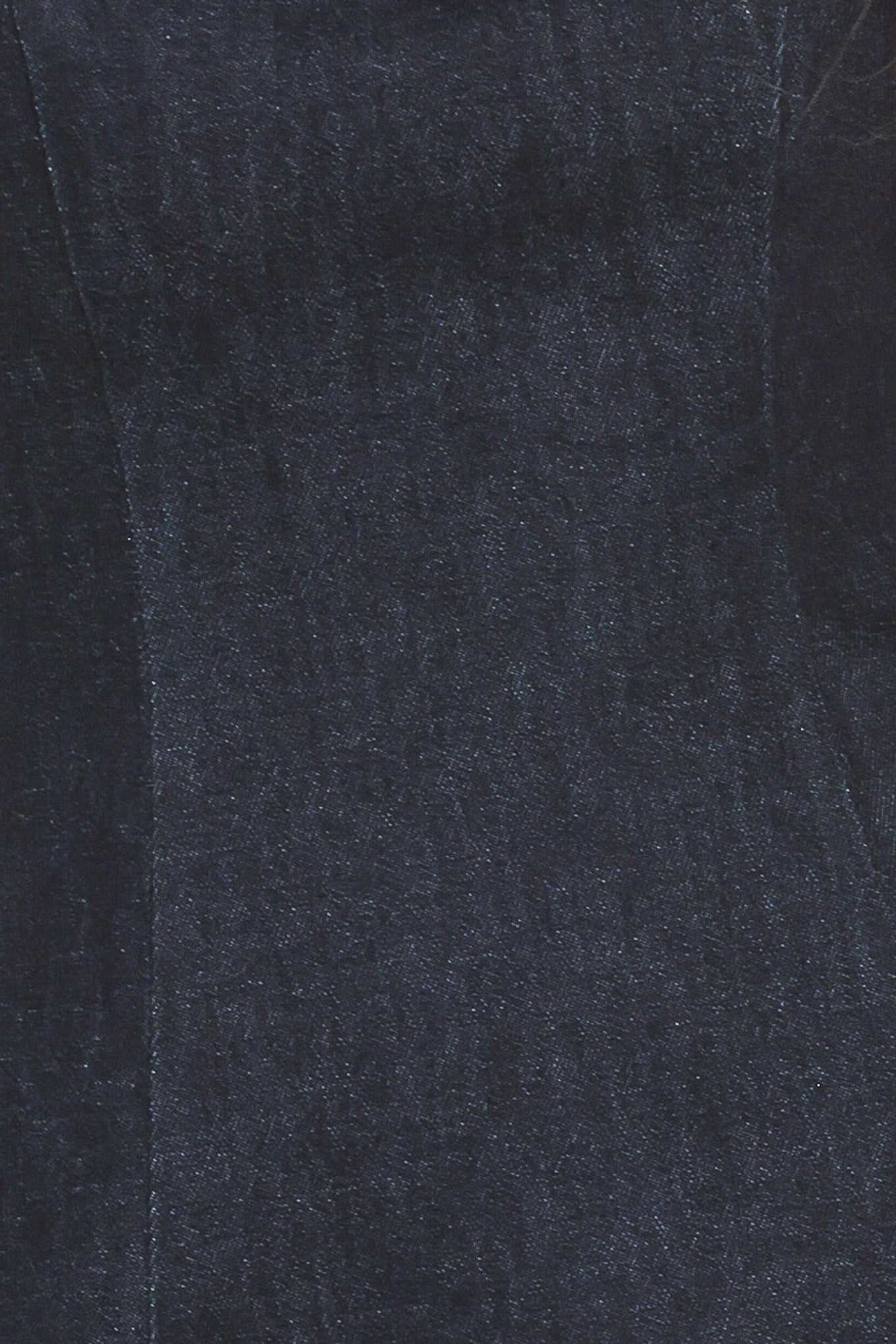 NIGHT OWL RUFFLE HEM DARK DENIM MINI DRESS