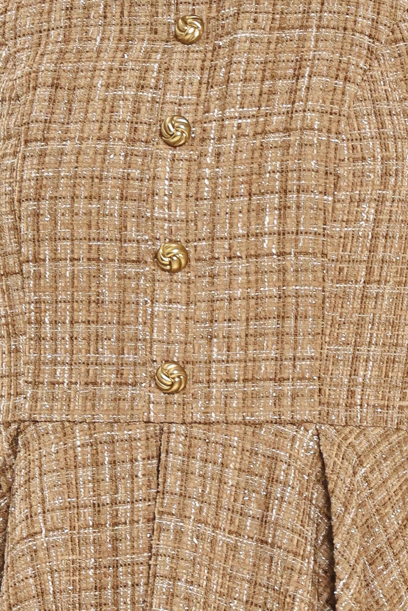 CAMBRIDGE TWEED MINI DRESS WITH COLLAR