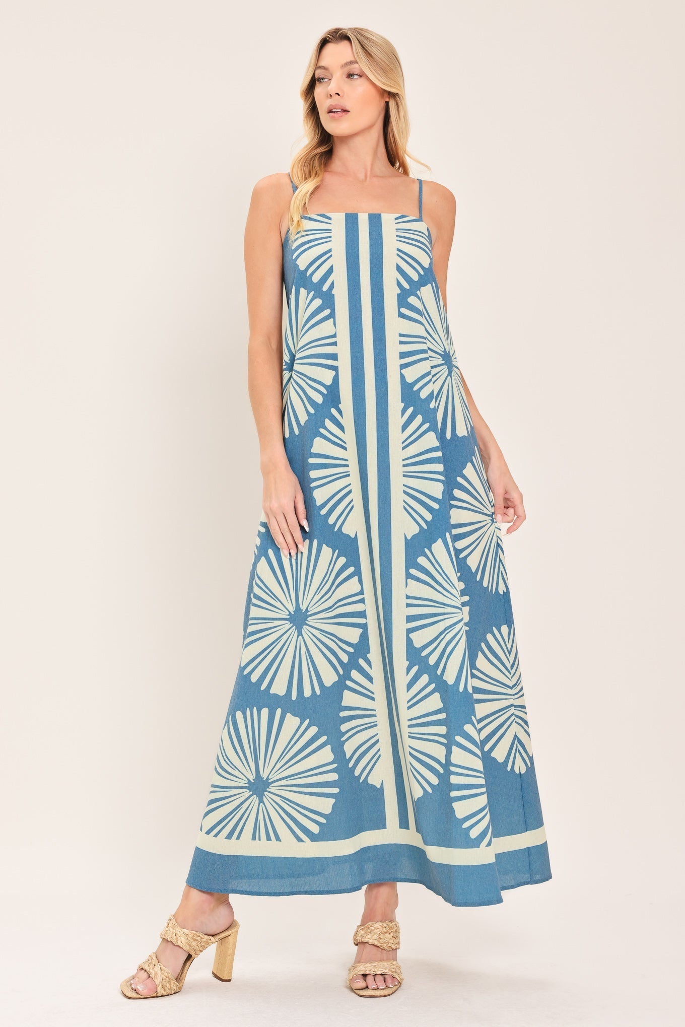 BLUE LAGOON DREAM BLUE MAXI DRESS