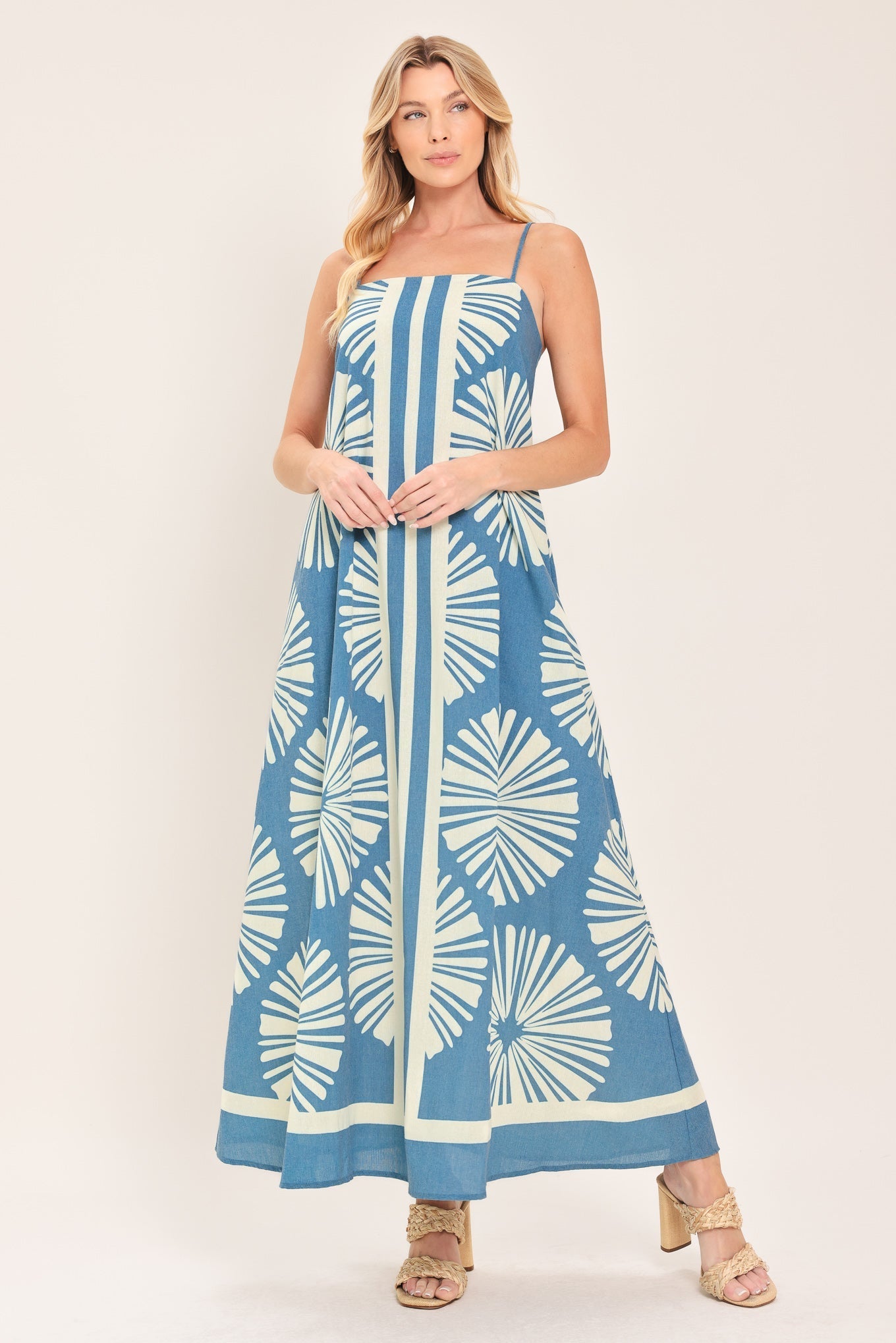 BLUE LAGOON DREAM BLUE MAXI DRESS