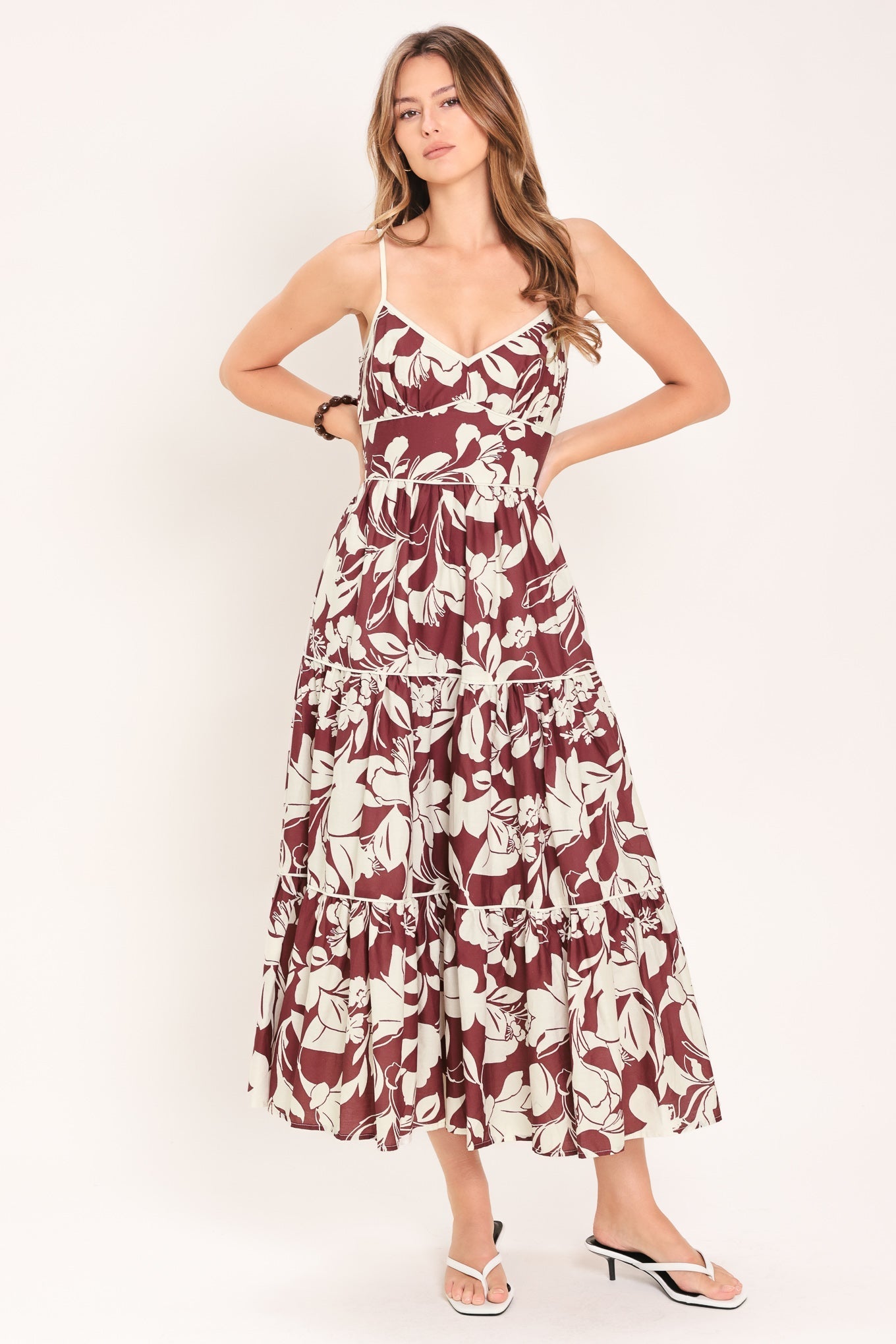 ROMANCE IN WINE COUNTRY MIDI DRESS