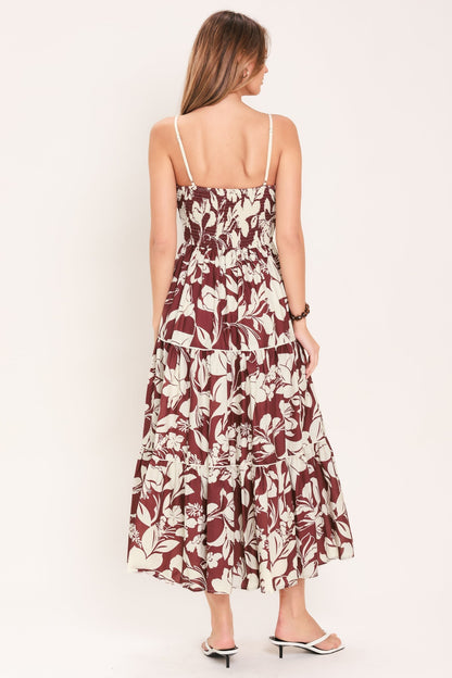 ROMANCE IN WINE COUNTRY MIDI DRESS