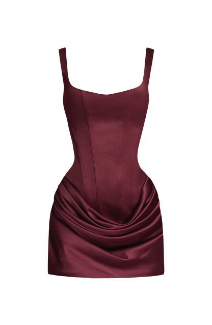 Imogen Mini Dress Cherry Lacquer