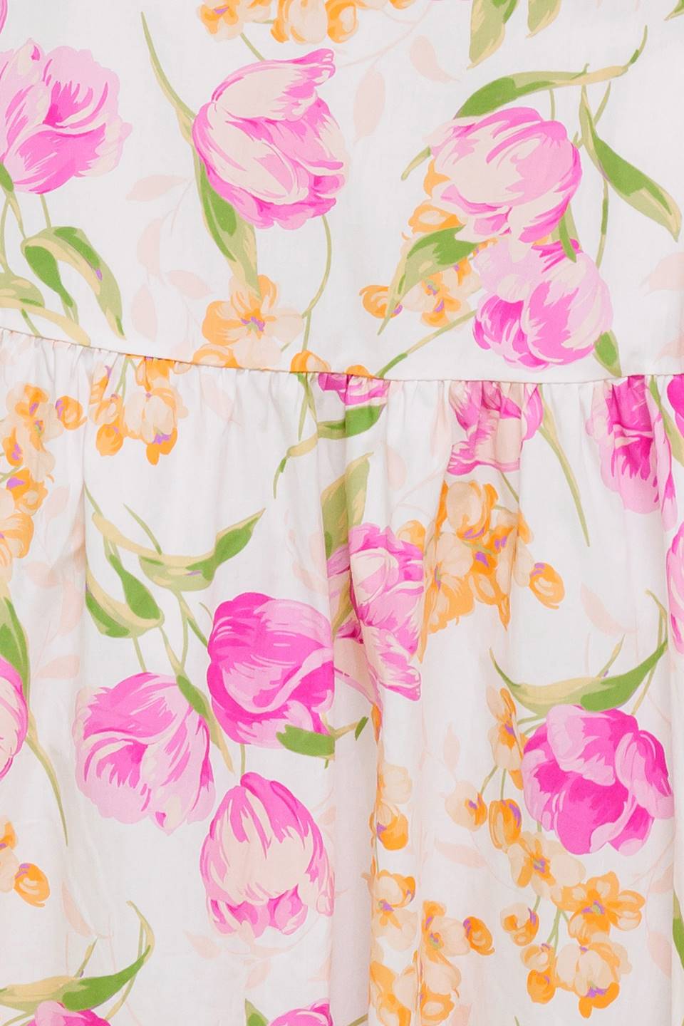 PINK TULIP GARDEN TOP & MIDI SKIRT SET
