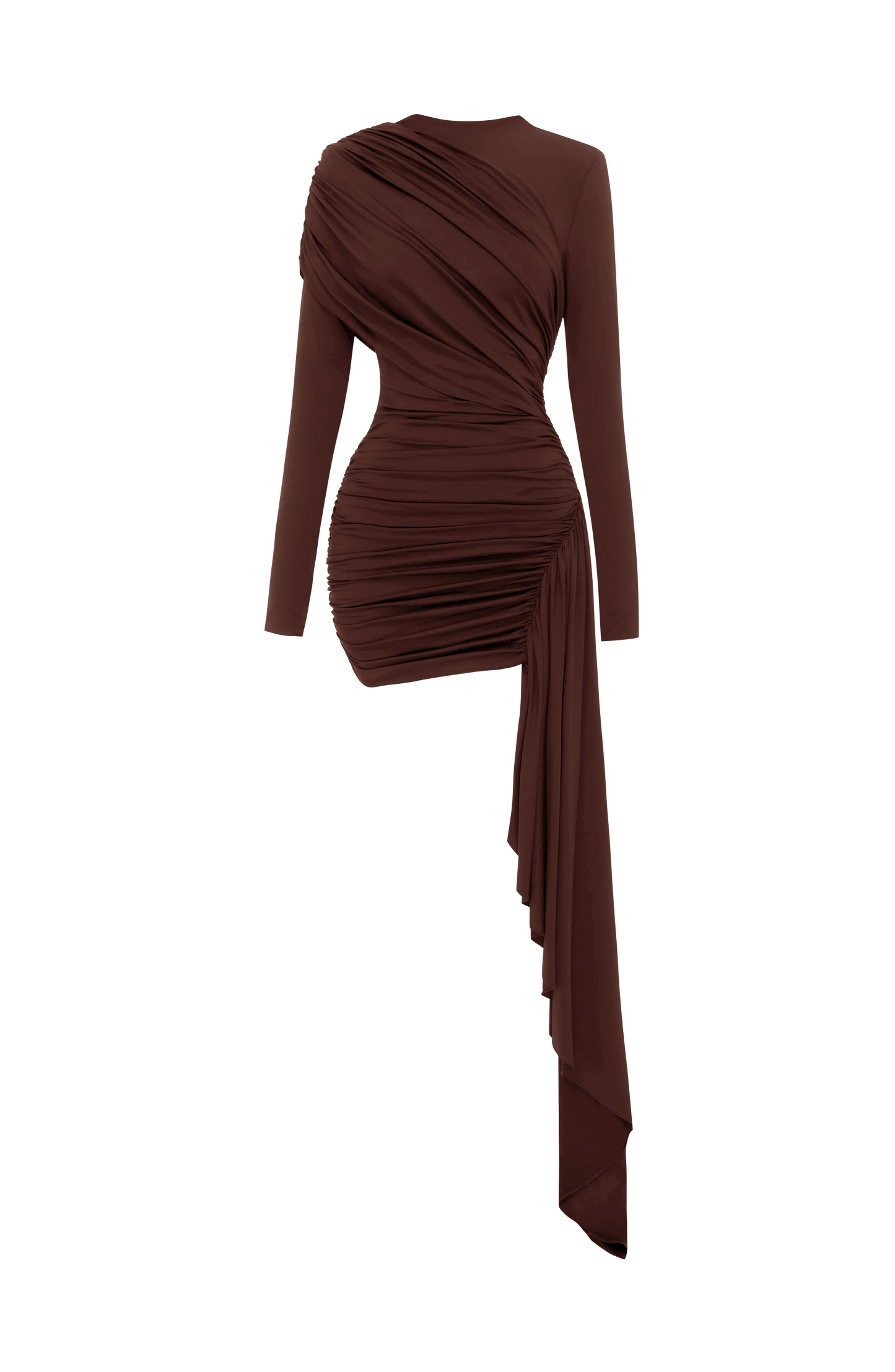 Jovanna Mini Dress Plum Brown