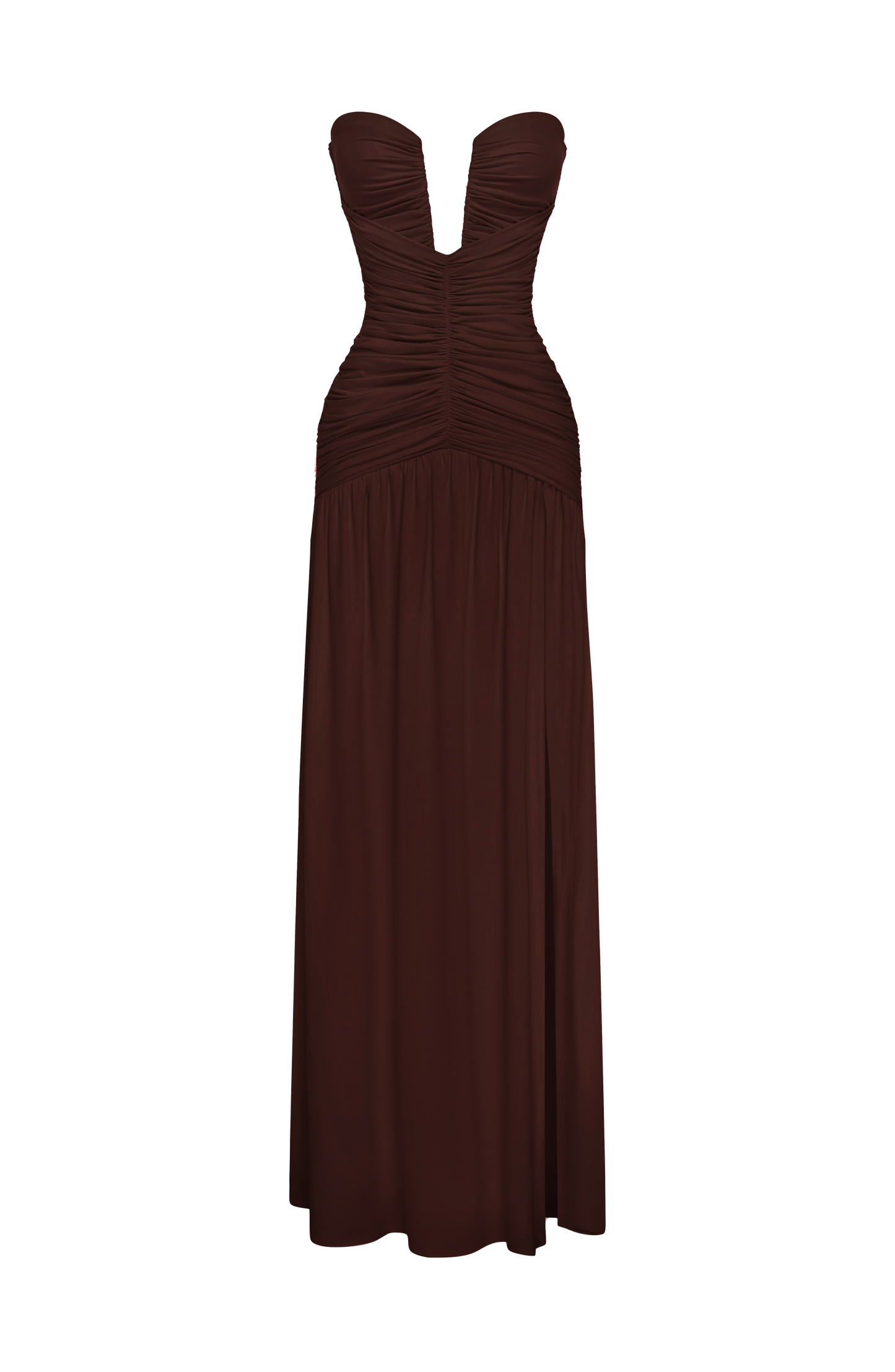 Junia Maxi Dress Plum Brown