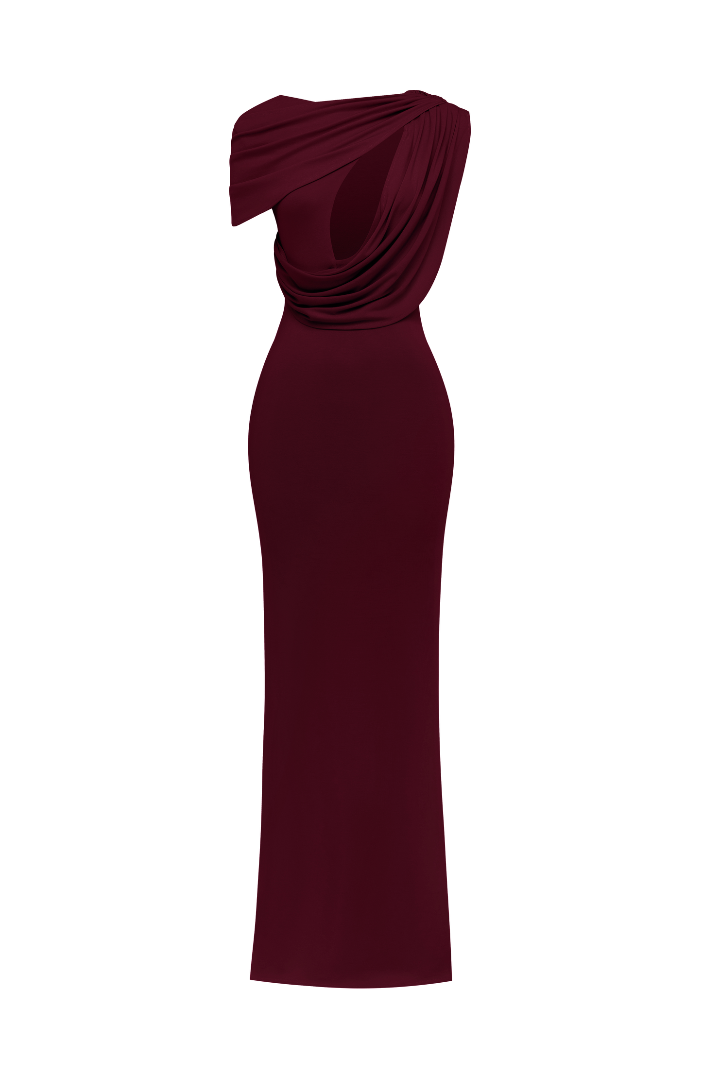 Kalina Maxi Dress Cherry Lacquer