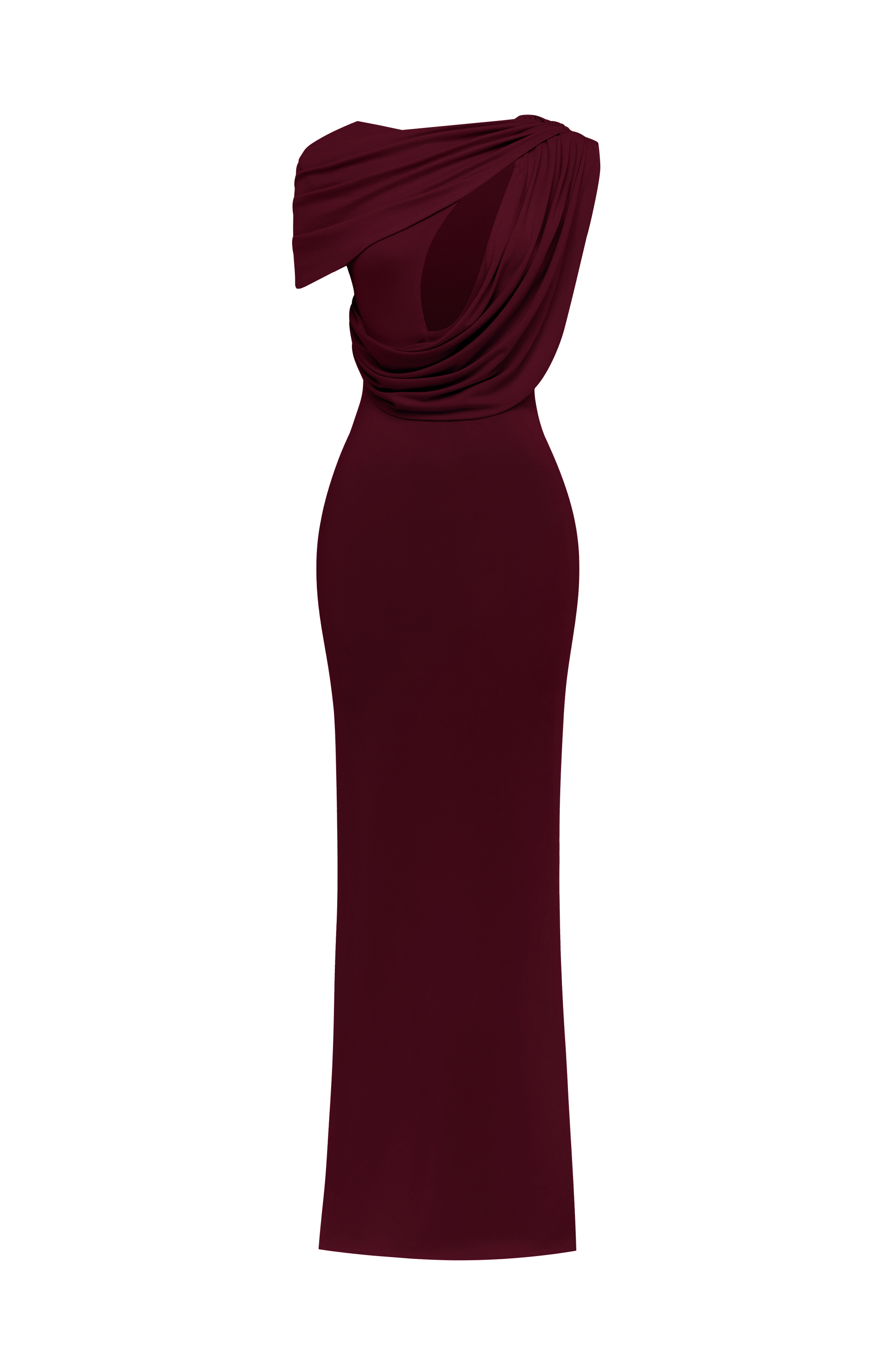 Kalina Maxi Dress Cherry Lacquer