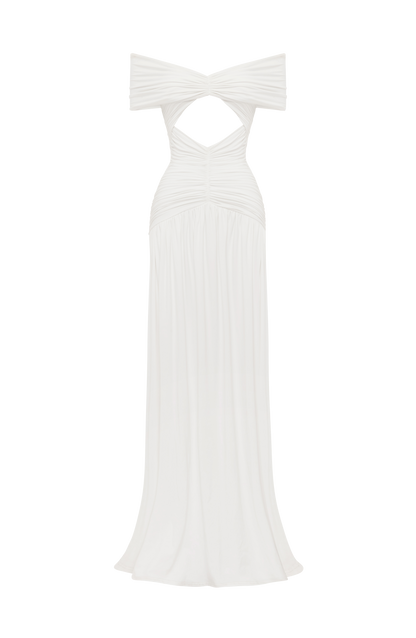 Kathryn Maxi Dress White