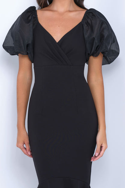 Diana Midi Dress Black