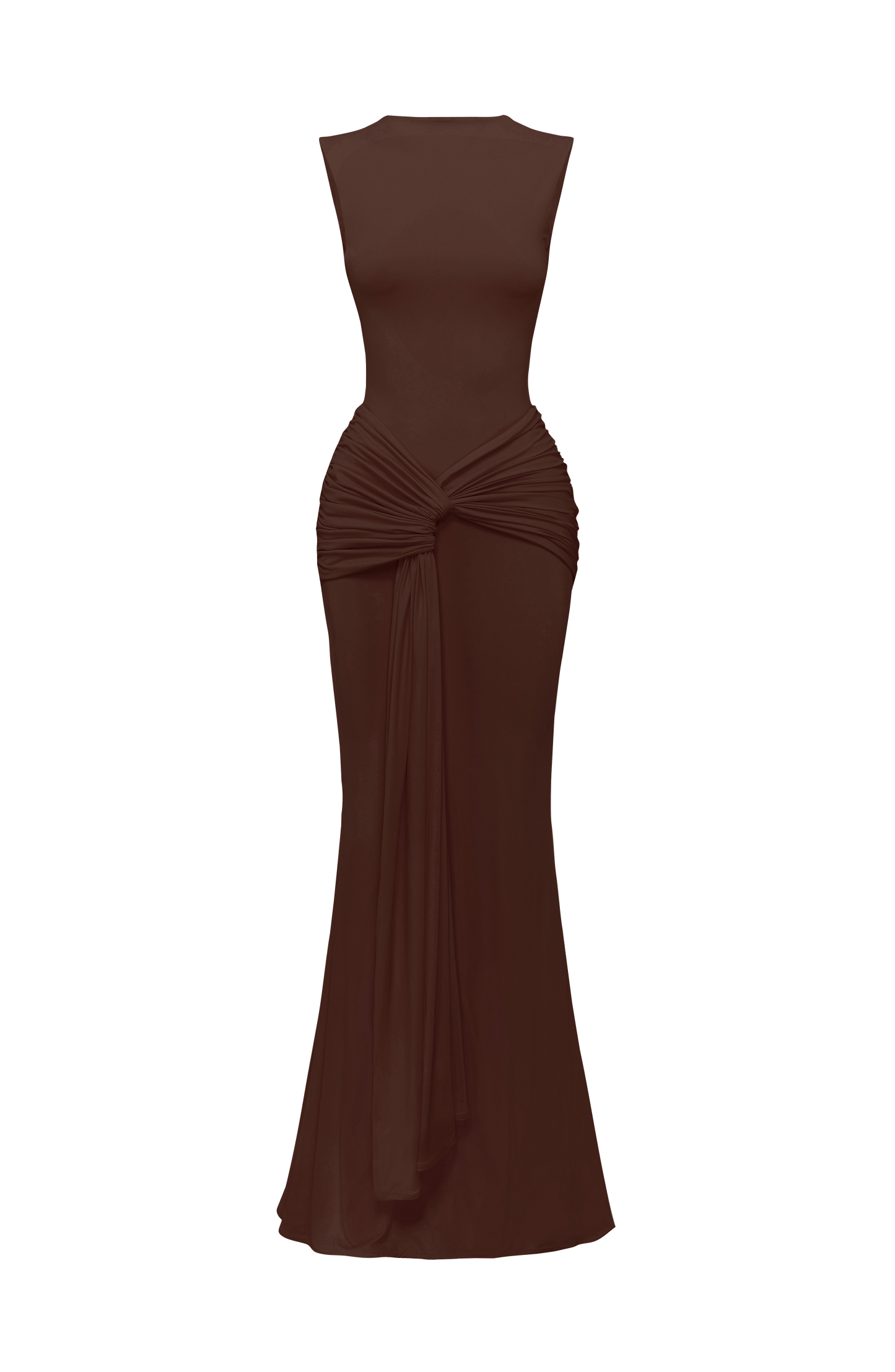 Lorenza Maxi Dress Plum Brown