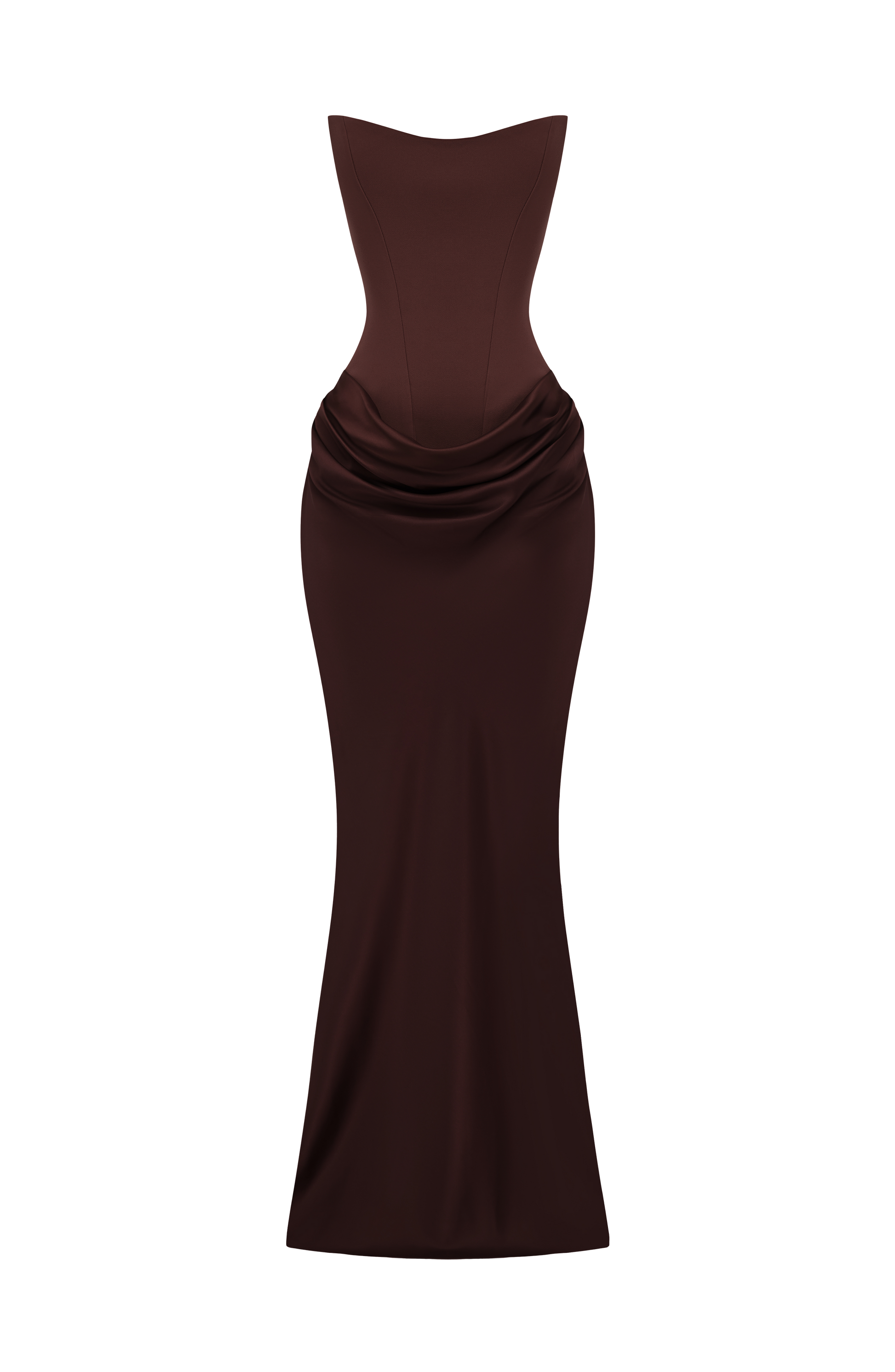 Maggie Maxi Dress Plum Brown