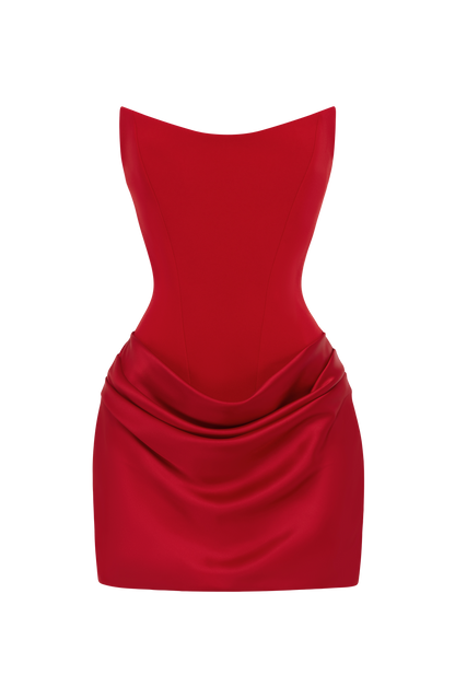 Maggie Mini Dress Red