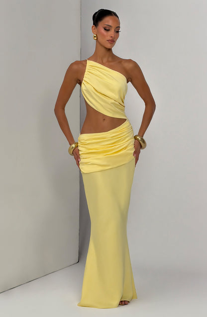 Meadow Maxi Dress Lemon