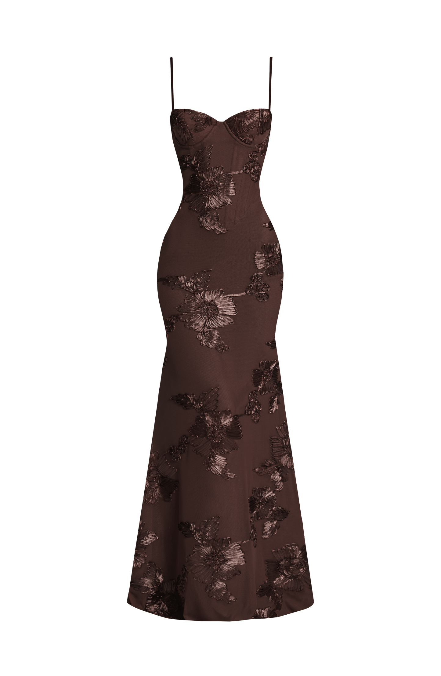 Nefertiti Maxi Dress Plum Brown