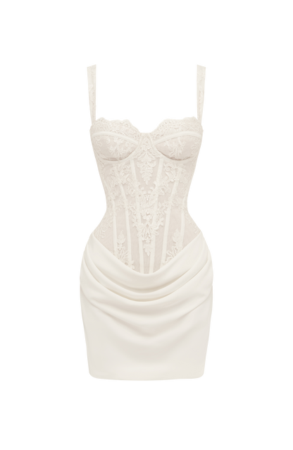 Nerina Mini Dress Ivory