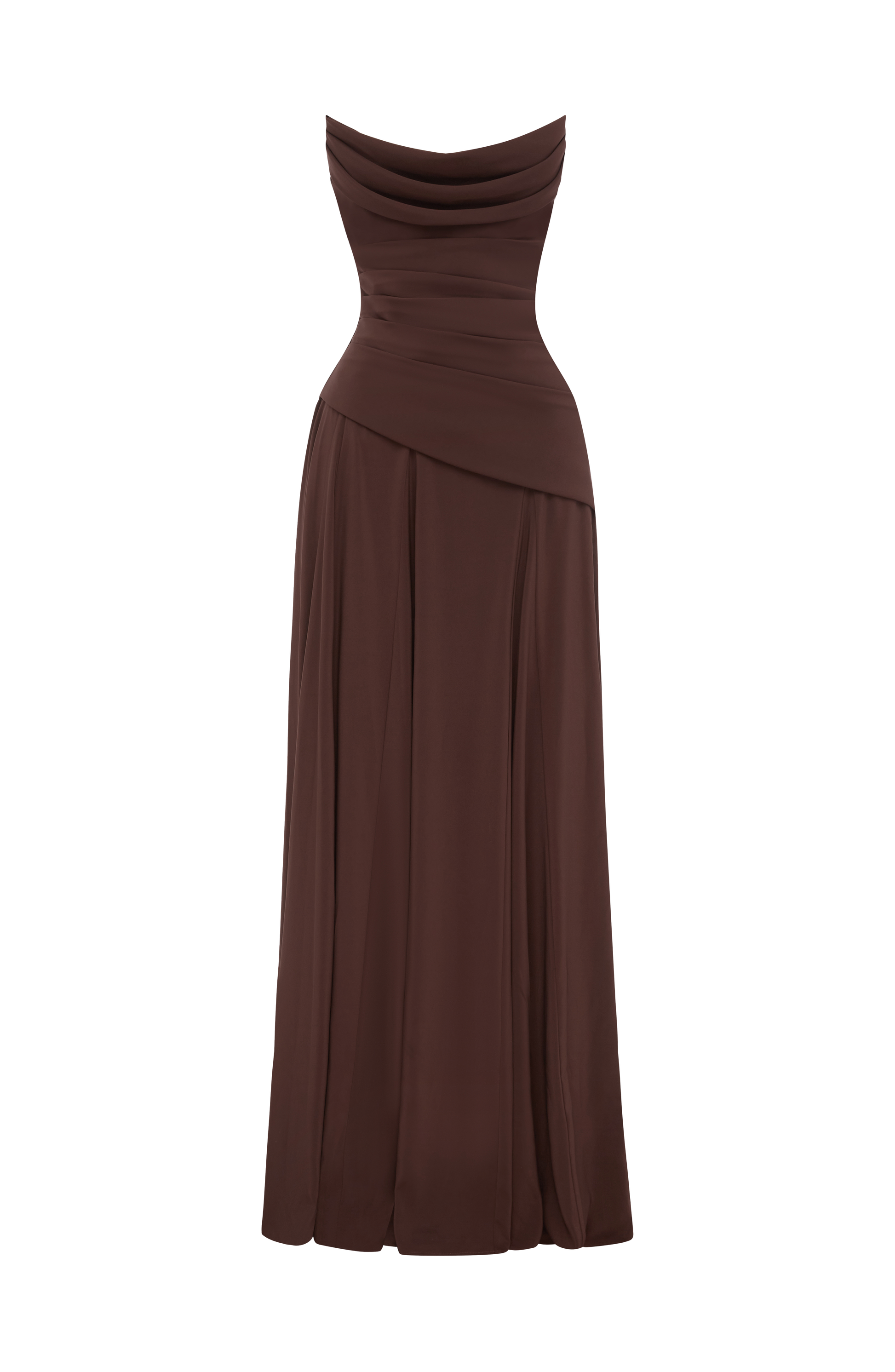 Patricia Maxi Dress Plum Brown