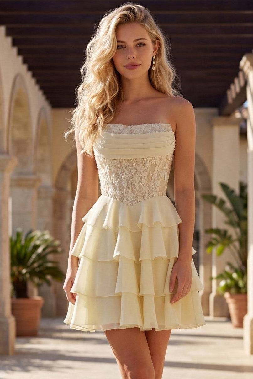 Addy Mini Dress Floral Corset Cocktail Dress