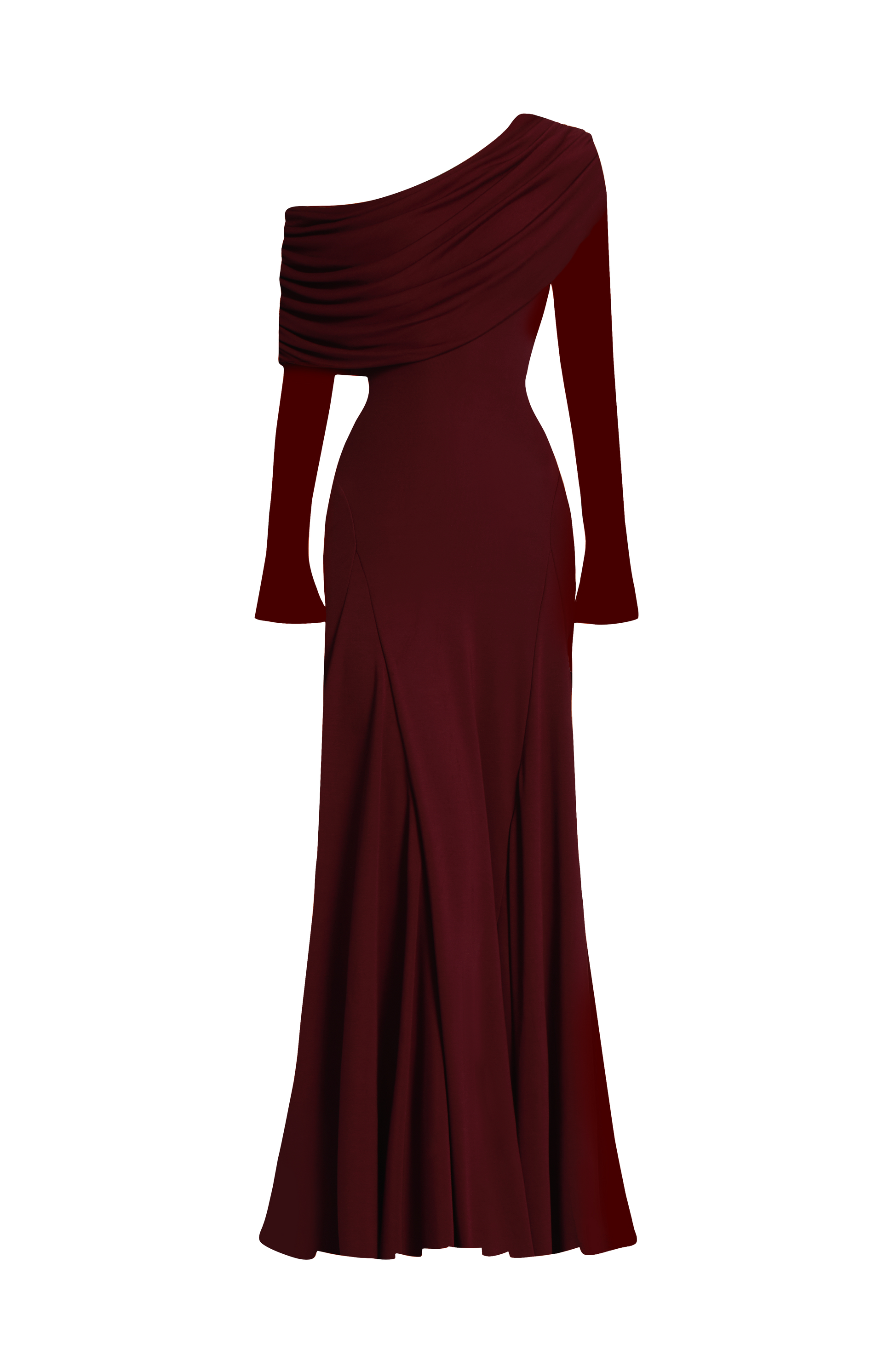 Rafaela Maxi Dress Cherry Lacquer