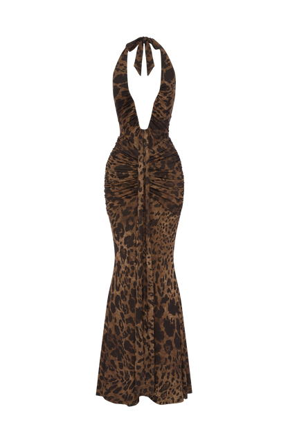 Rosetta Maxi Dress Leopard Print