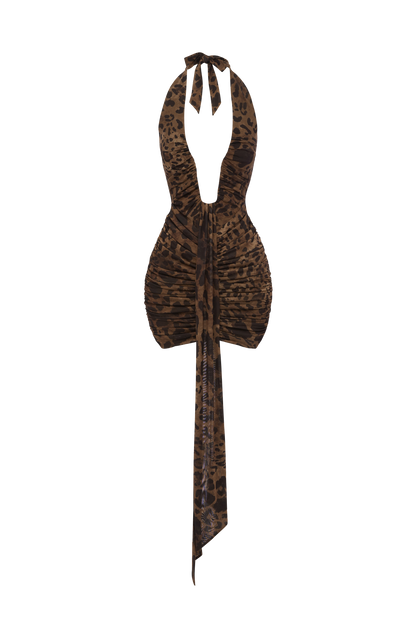 Rosetta Mini Dress Leopard Print