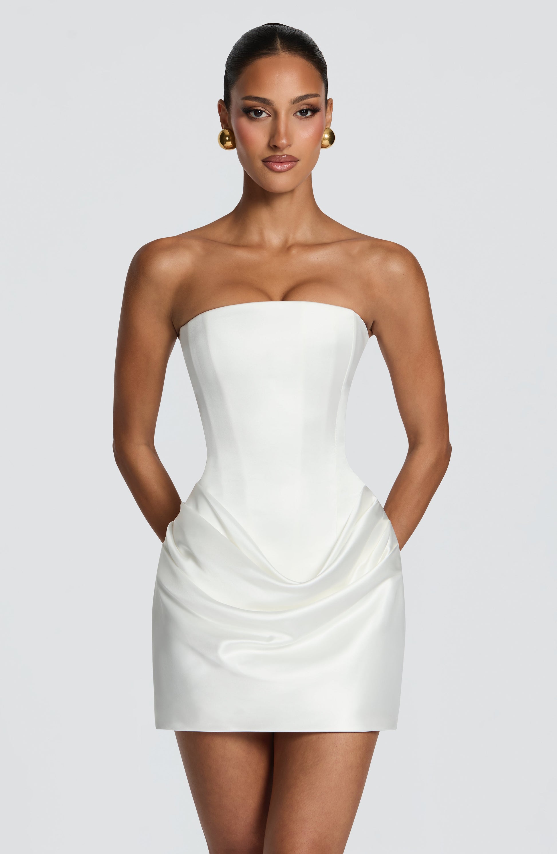 Ella Mini Dress Ivory
