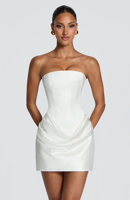 Ella Mini Dress Ivory