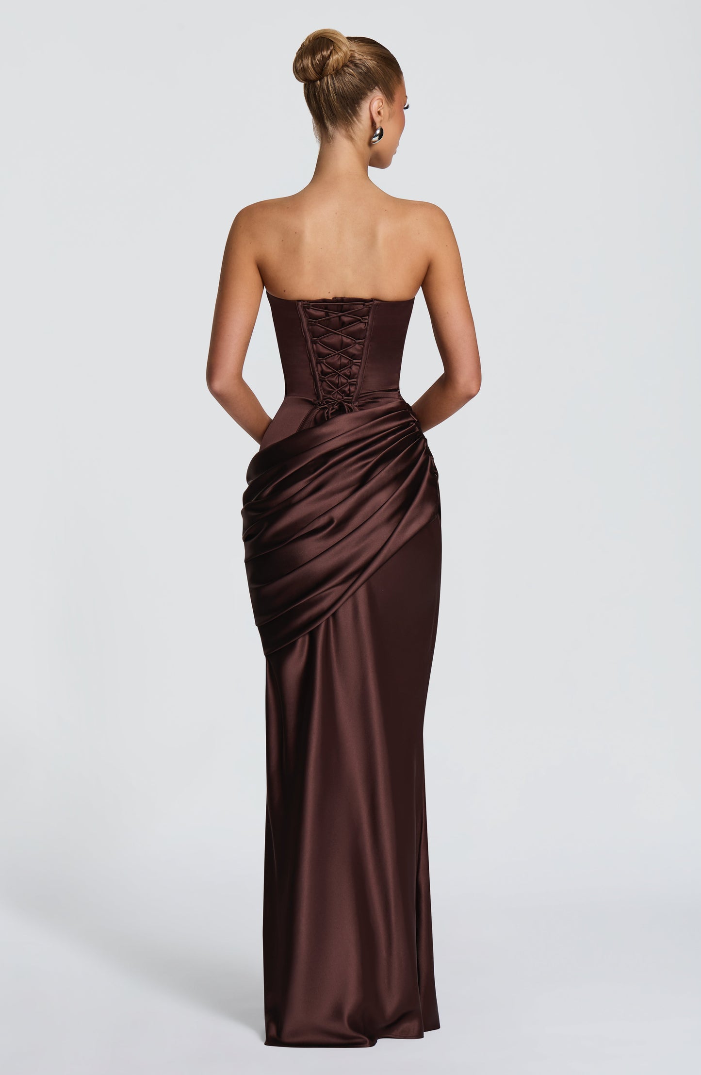 Ella Maxi Dress Plum Brown