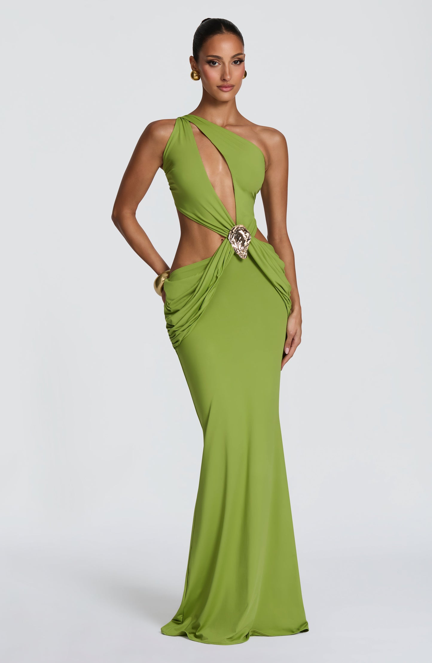 Onyx Maxi Dress Olive