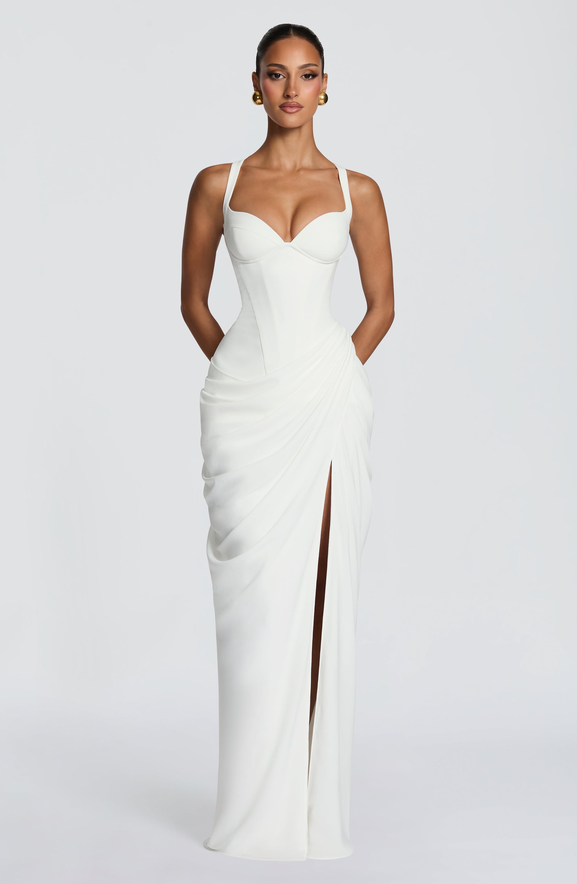 Elara Maxi Dress Ivory