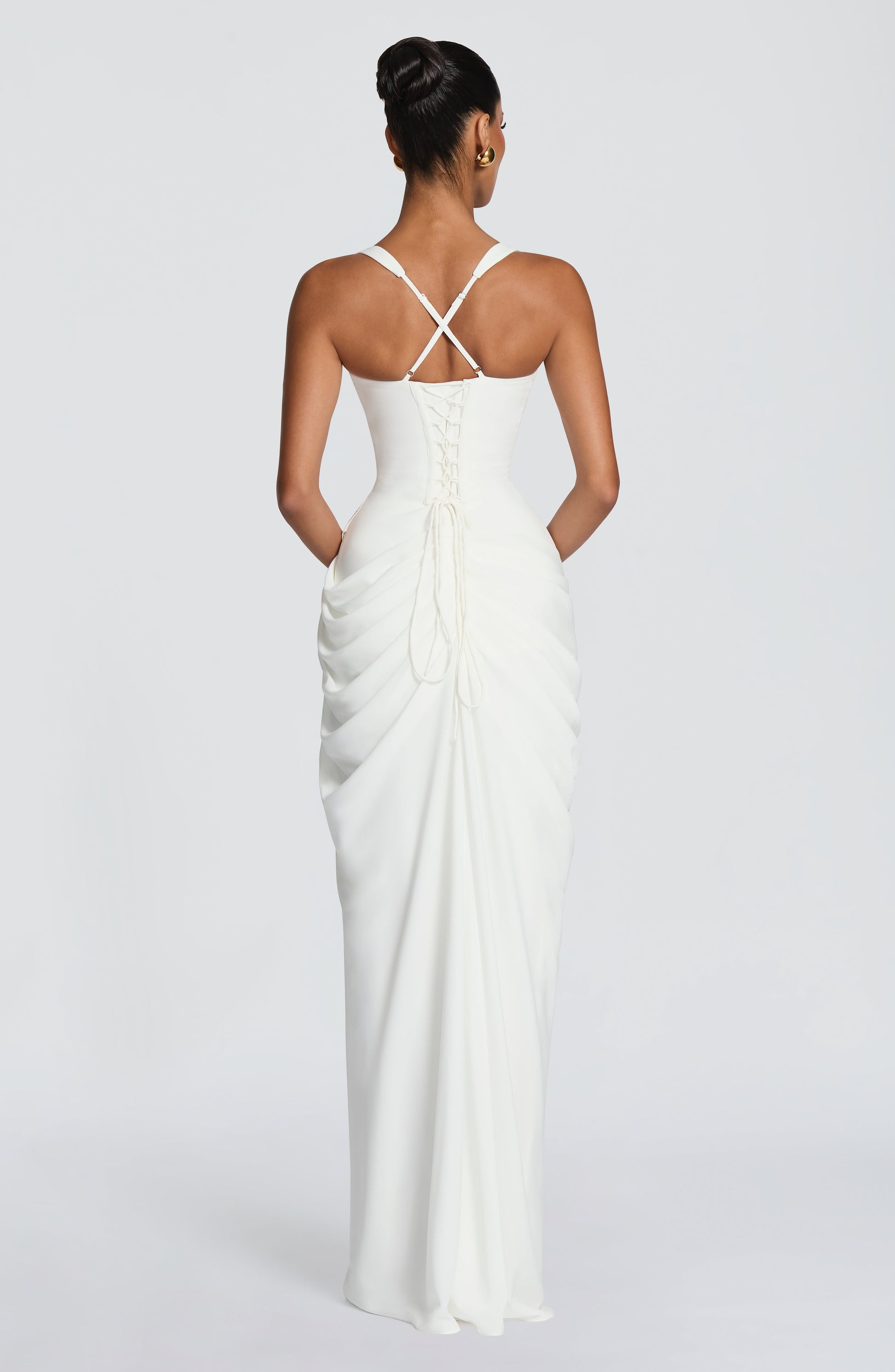 Elara Maxi Dress Ivory