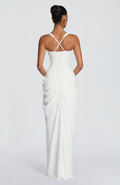 Elara Maxi Dress Ivory
