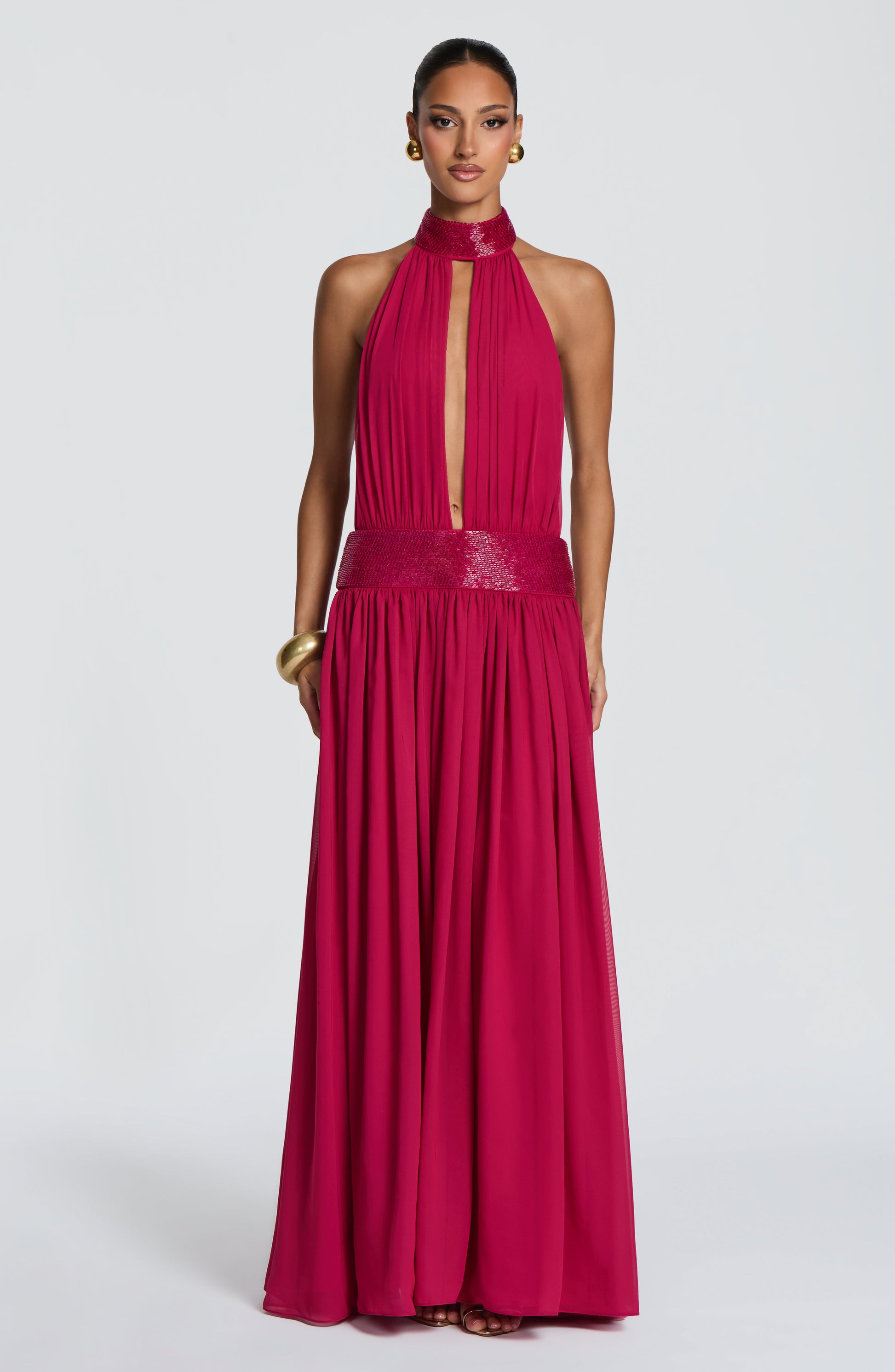 Rosalina Maxi Dress Raspberry