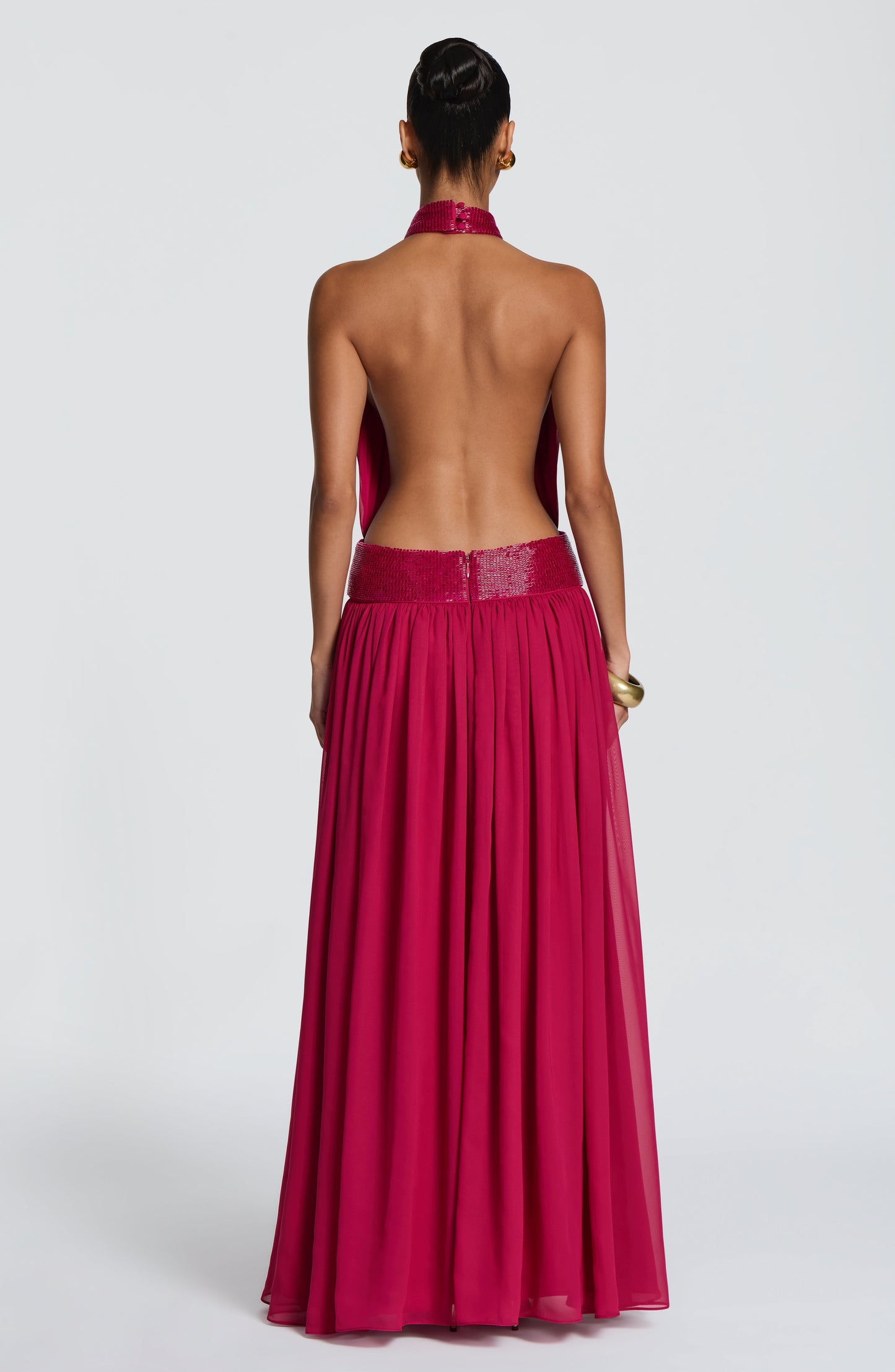 Rosalina Maxi Dress Raspberry
