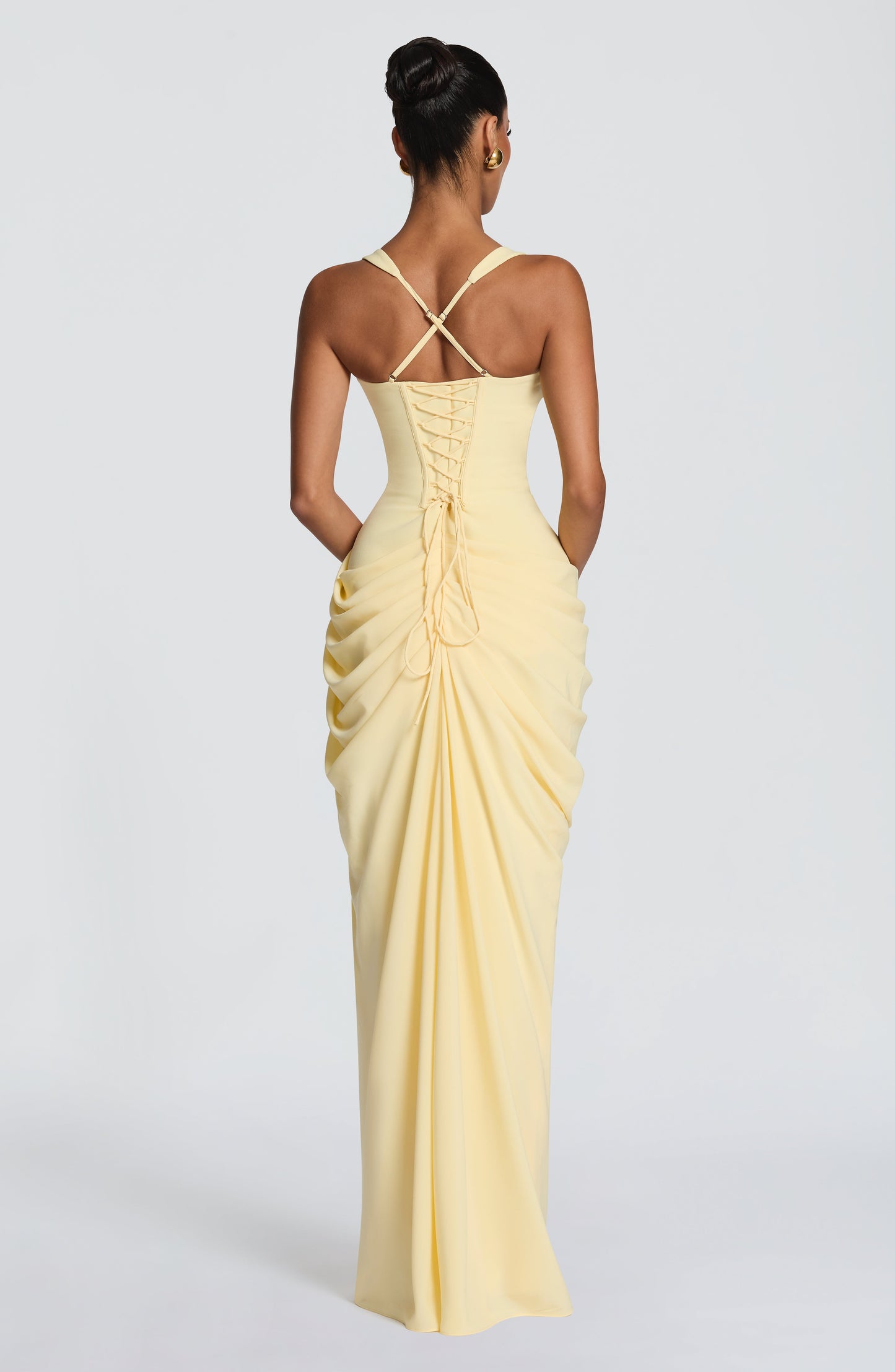Elara Maxi Dress Lemon