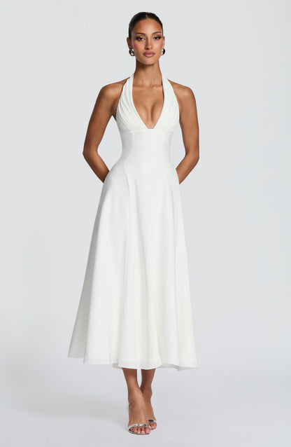 Hayden Midi Dress Ivory