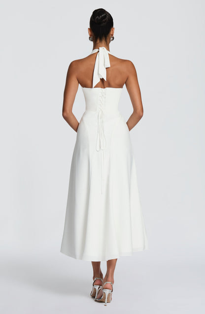 Hayden Midi Dress Ivory