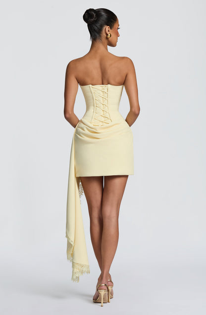 Avelina Mini Dress Lemon