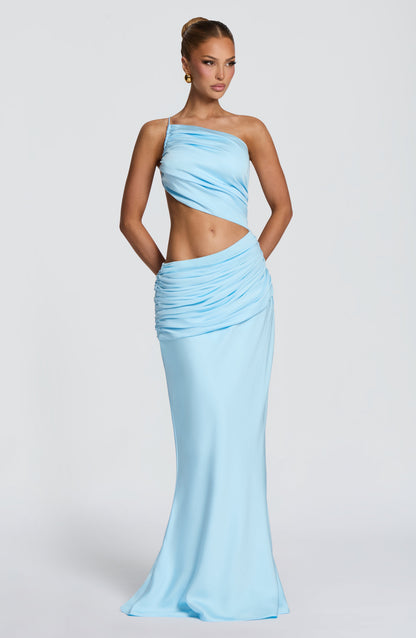 Meadow Maxi Dress Sky Blue