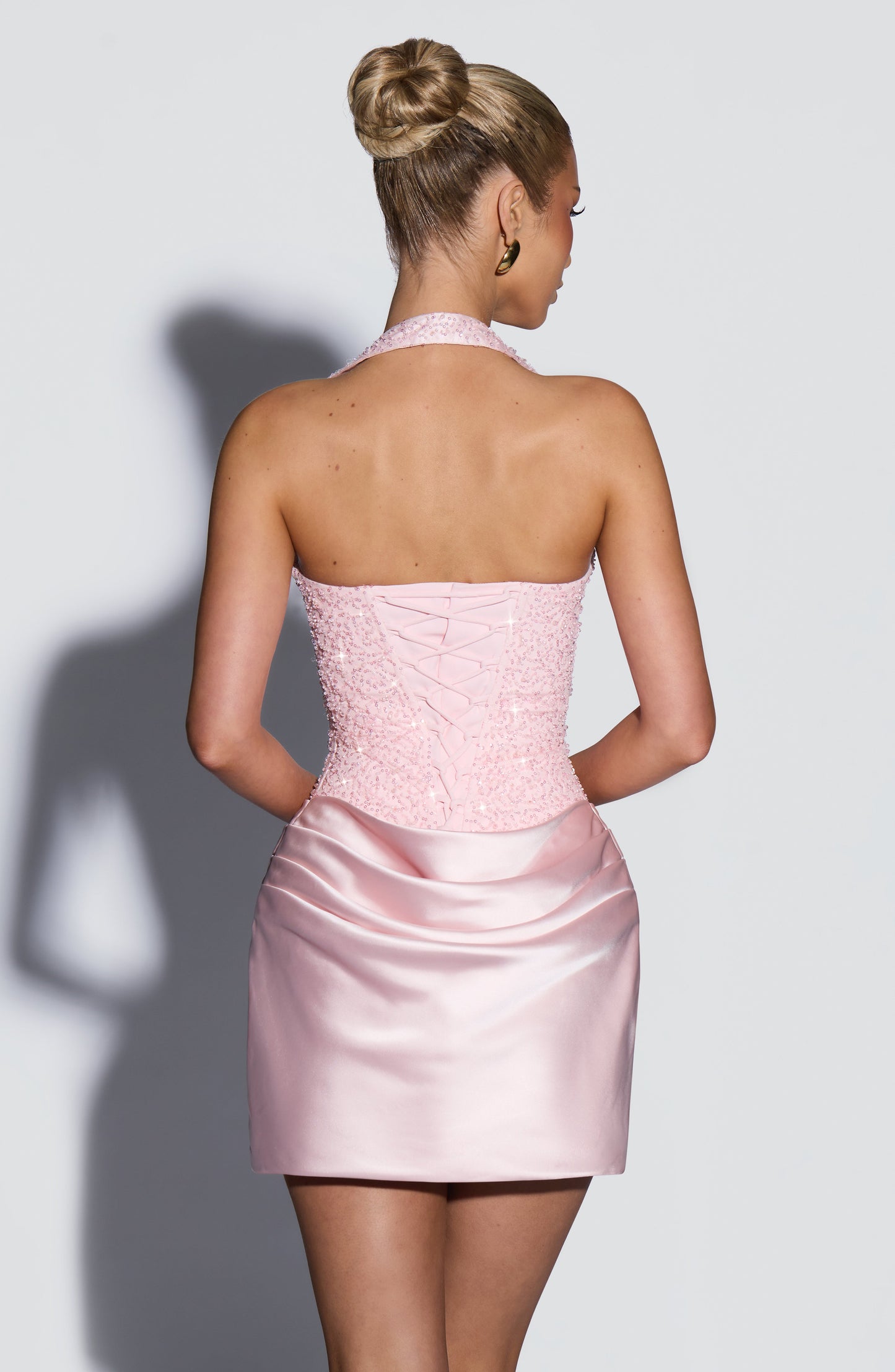 Nour Mini Dress Blush