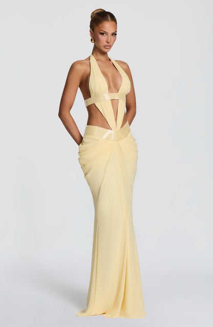 Sophie Maxi Dress Lemon