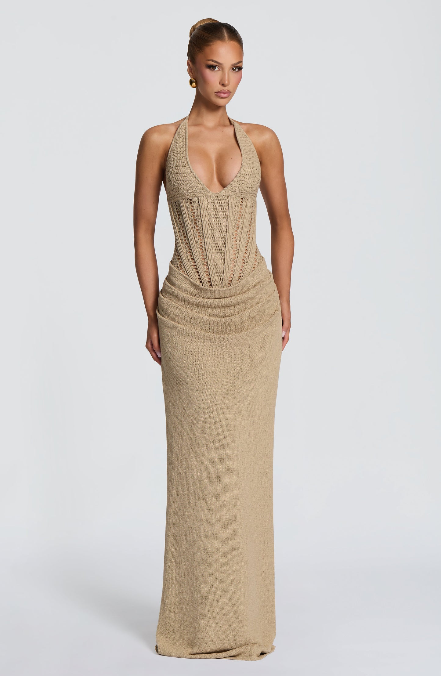 Neeka Maxi Dress Beige