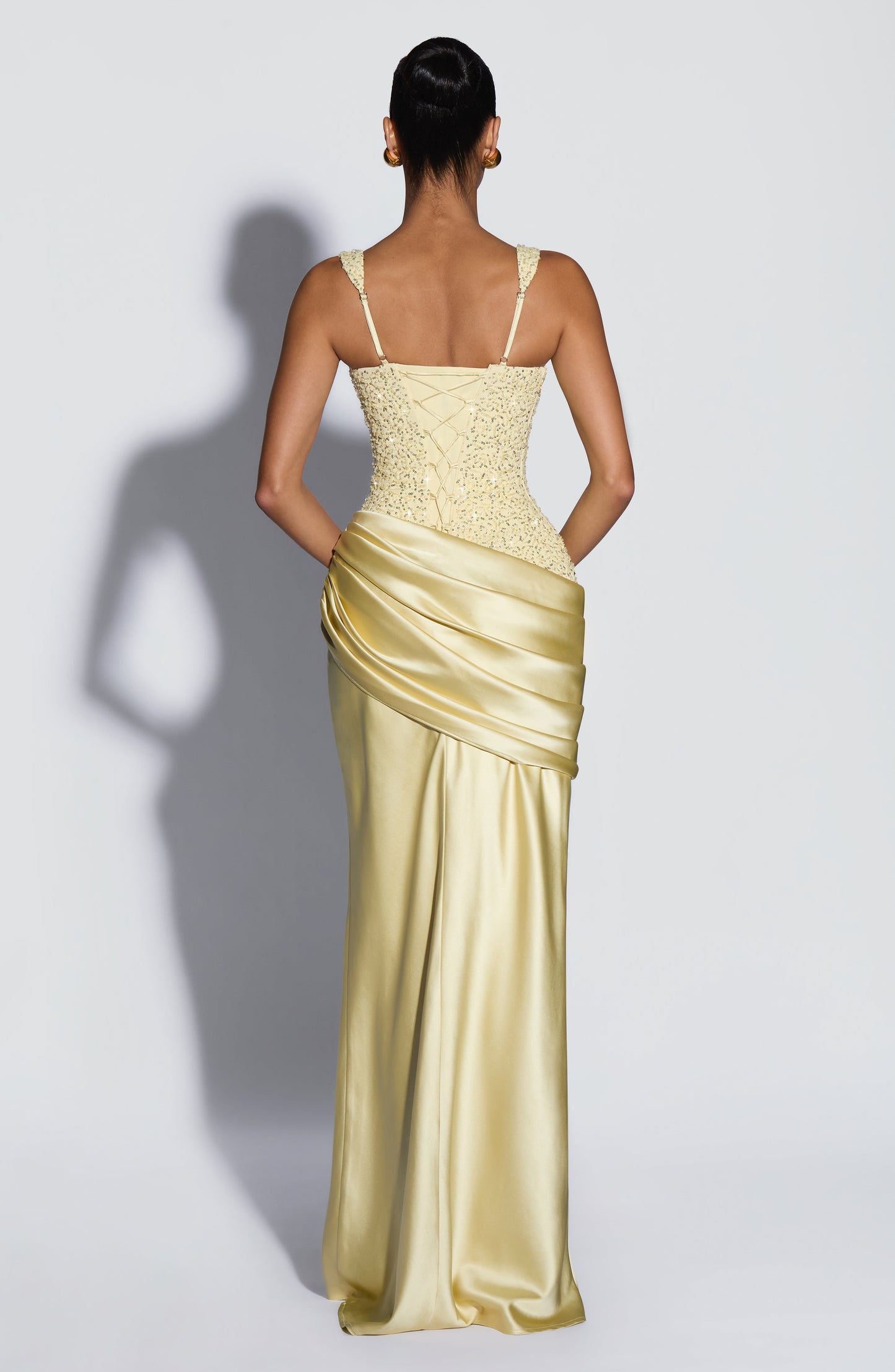 Alexandria Maxi Dress Lemon