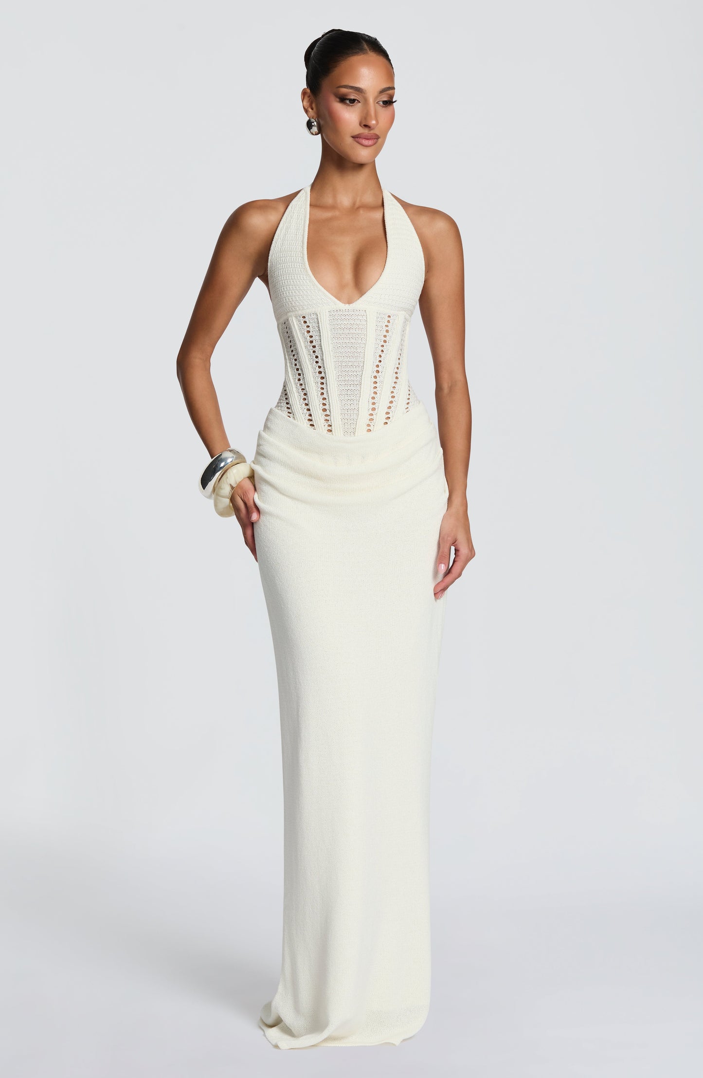 Neeka Maxi Dress Ivory