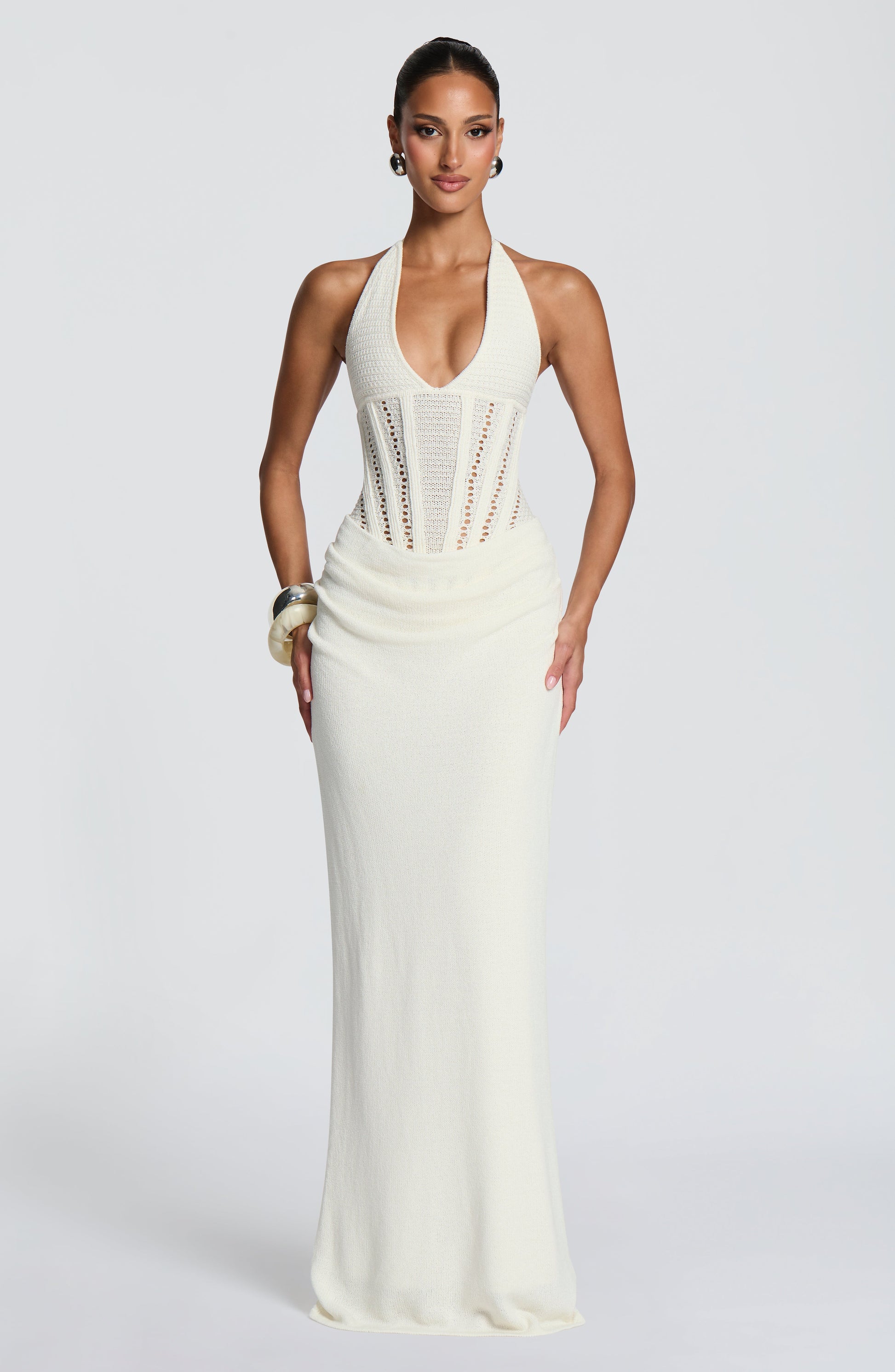 Neeka Maxi Dress Ivory
