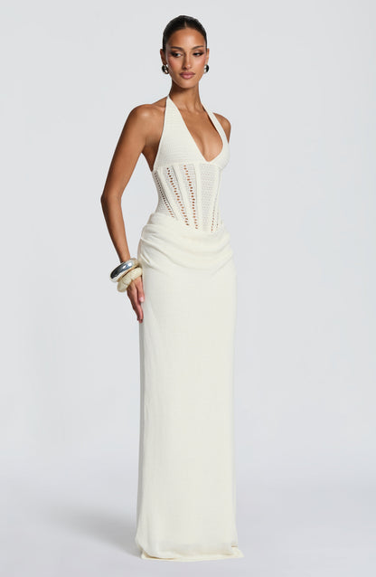 Neeka Maxi Dress Ivory