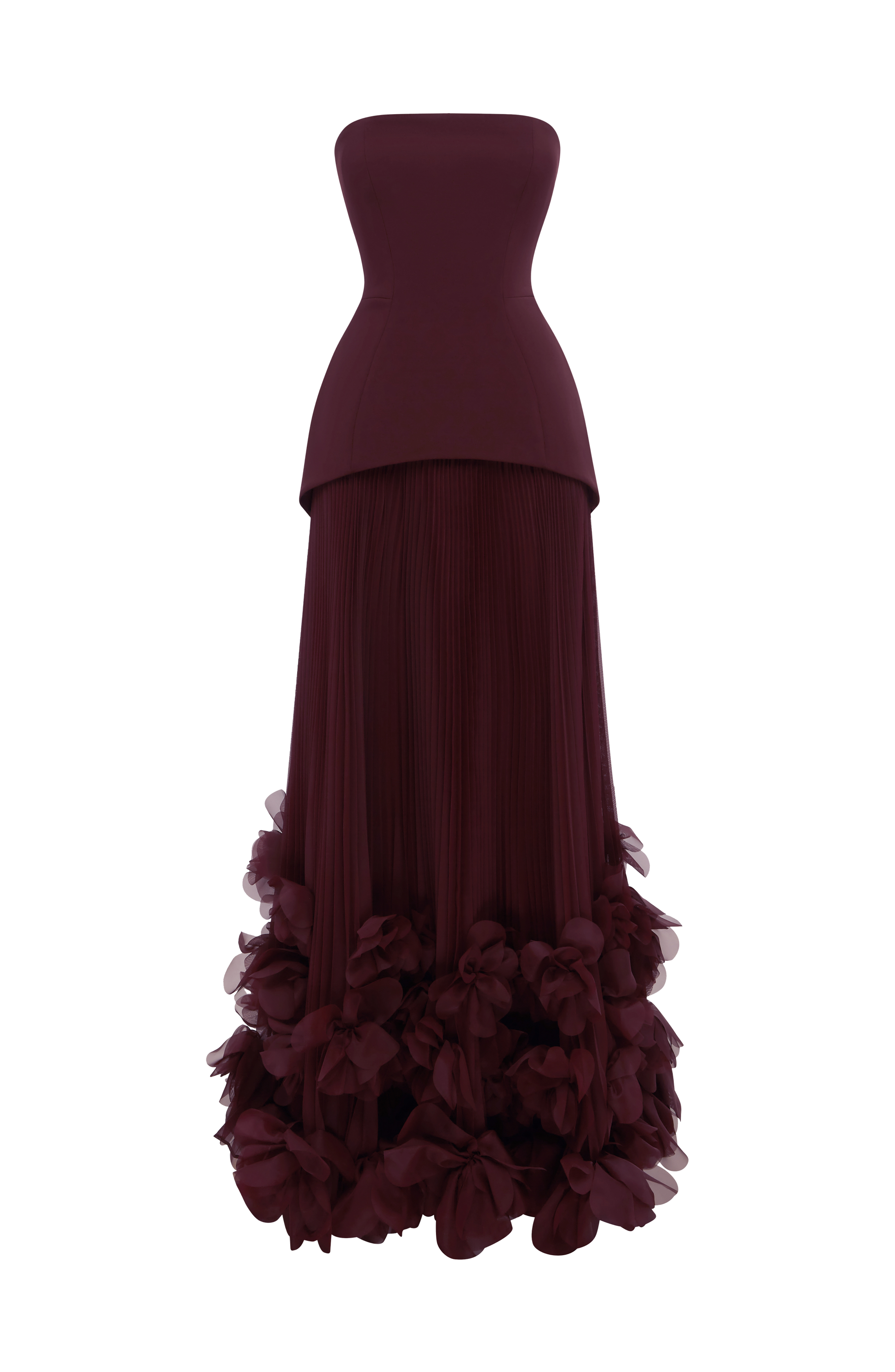 Seraphina Gown Cherry Lacquer